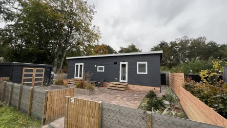 Ferienhaus kaufen Holland 011 - Haus kaufen in Bergen op Zoom - Neues Chalet sofort verfügbar 12 x 4,2 Meter (1606)