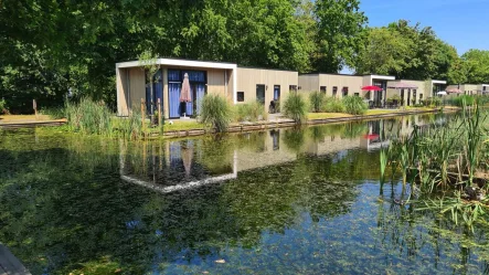 Ferienhaus Holland kaufen Gelderland Hulshorst Varelseweg 211 Bad Hoophuizen t Water 9 42 - Haus kaufen in Hulshorst - Modenes Ferienhaus am Veluwemeer (1913)