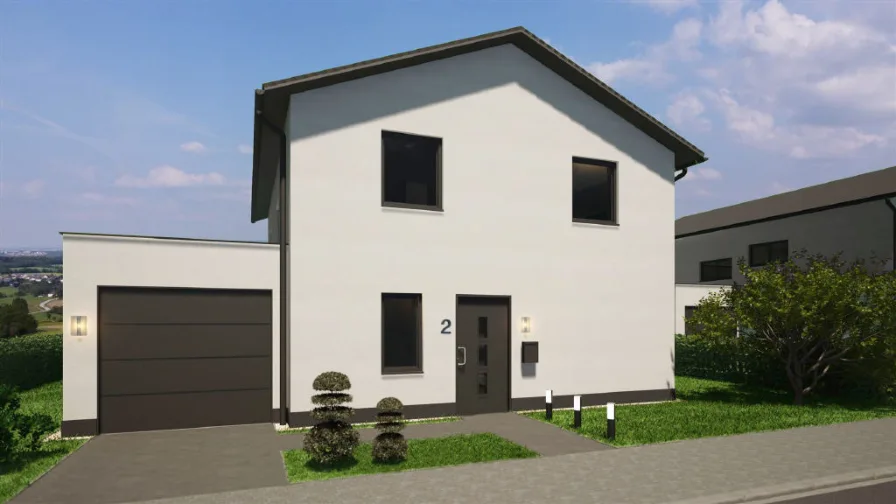 Haustyp Nr. 2 - Haus kaufen in Sohren - Schlüsselfertiges modernes Einfamilienhaus inkl. GarageEnergieeffizientes Bauen mit KfW 40 Förderung