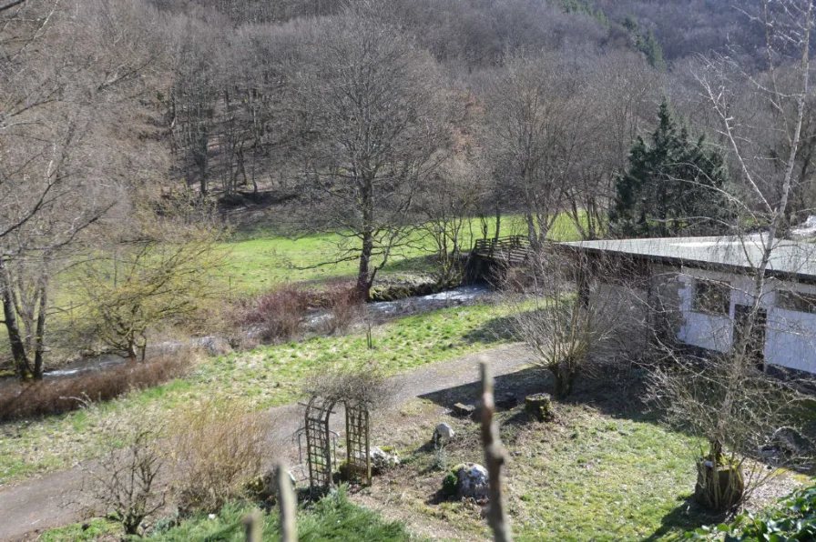 Ausblick vom Balkon, 2. Etage