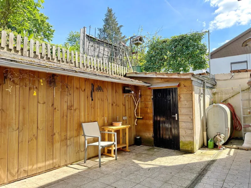 Terrasse der Einliegerwohnung