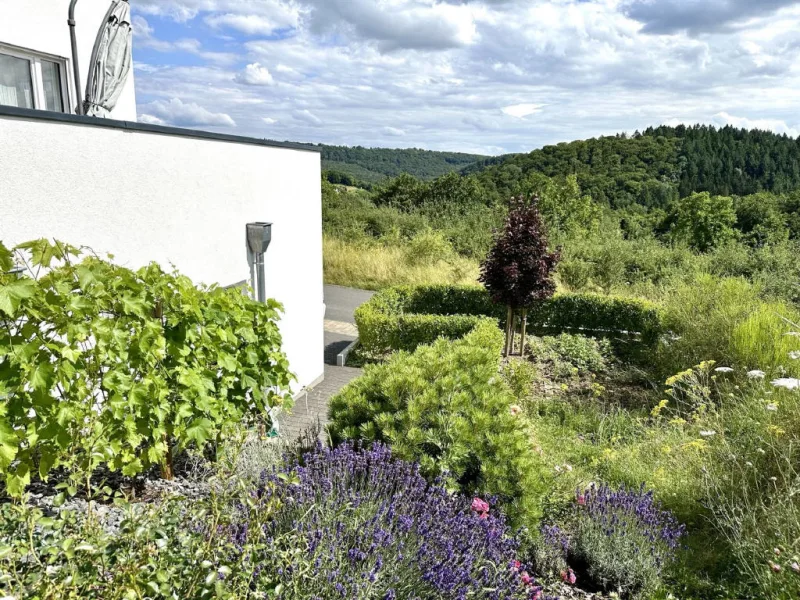 Detailansicht der Gartenanlage