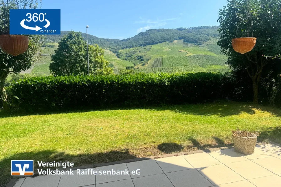 Immobilien-Angebot in Bernkastel-Kues - Wohnung kaufen in Bernkastel-Kues-Kues - Erdgeschosswohnung mit Garten und Blick auf die Weinberge