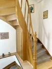 Treppe zum Dachgeschoss