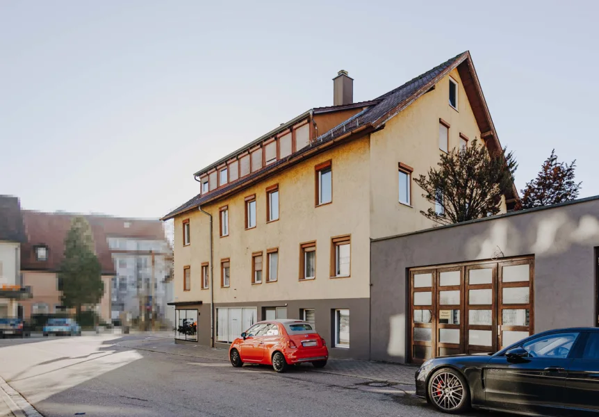 Ansicht - Haus kaufen in Schwäbisch Gmünd - Wohn- und Geschäftshaus in zentraler Lage!