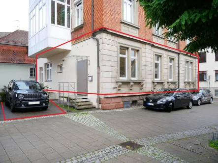 Ansicht - Büro/Praxis mieten in Schwäbisch Gmünd - Ansprechende Büro-/Praxisfläche in der Innenstadt!