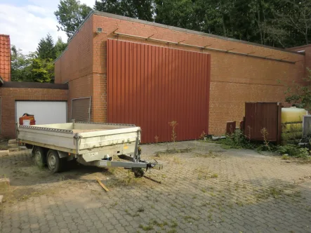 Halle m. Garage - Halle/Lager/Produktion kaufen in Schacht-Audorf - große Lagerhalle mit Garage in Kanal Nähe