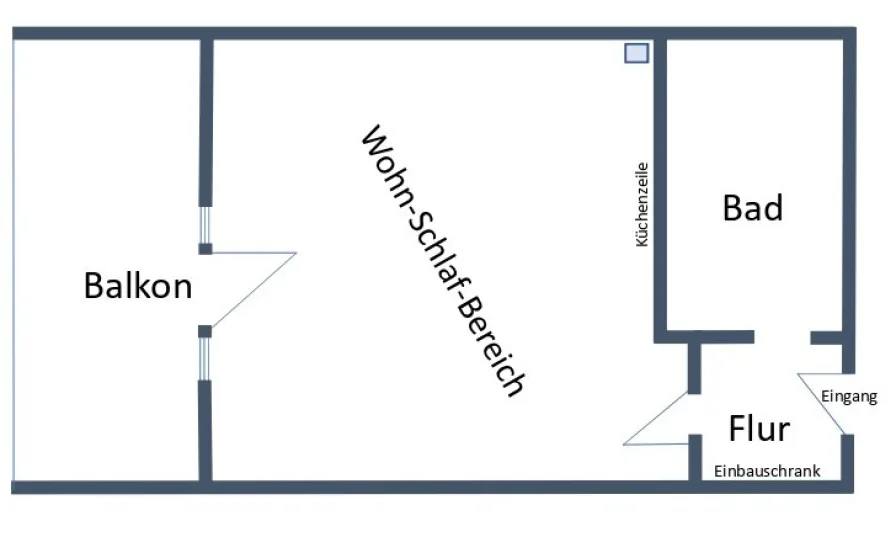 Grundriss_1.1 - Wohnung kaufen in Maintal / Dörnigheim - ***Klein, aber fein***Gemütliches 1-Zimmer-Apartment in Maintal