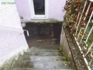 Treppe zum Hintereingang