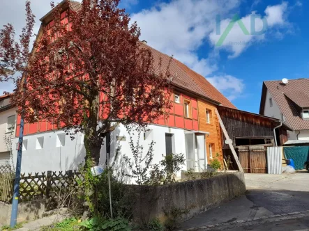 Hausansicht - Haus kaufen in Hildrizhausen - Bauernhaus mit großem Ausbaupotenzial und Scheune
