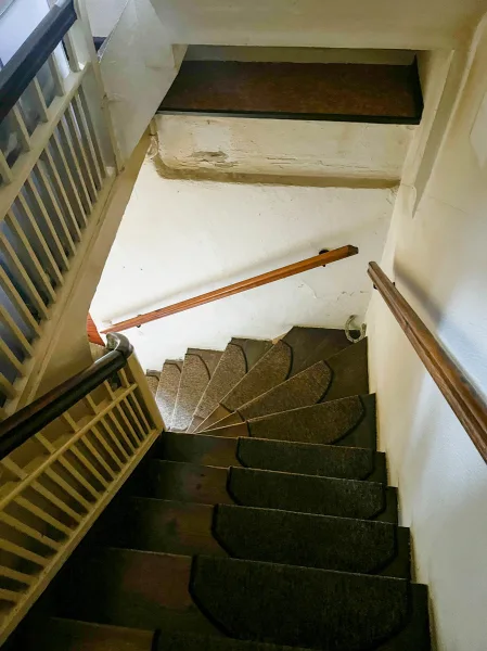 Treppenaufgang - Haus kaufen in Waldenburg - Idyllischer Bauernhof in Altstadt-Waldenburg