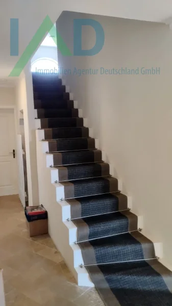 Treppe zum ausgebauten Dachboden
