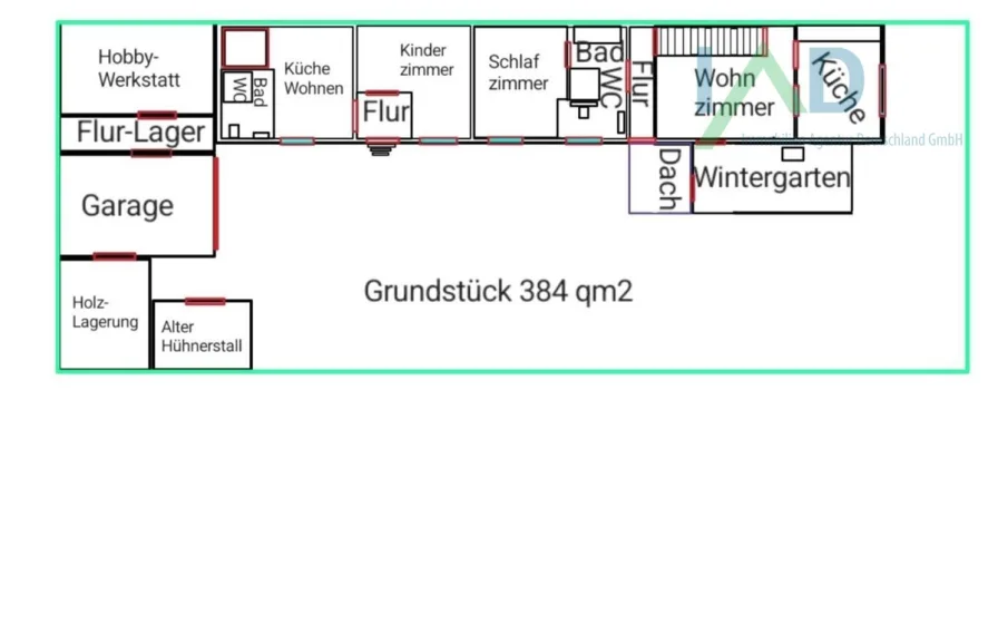 Erdgeschoss mit Grundstück 