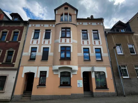 Ansicht - Haus kaufen in Hartenstein - Mehrfamilienhaus - voll vermietet - mit kleiner Gewerbeeinheit