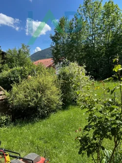 Ausblick v. Terrasse - Wohnung kaufen in Bad Feilnbach - Interessante 1-Zimmer-Wohnung am Fuße des Wendelsteingebirges zu verkaufen (auch als Ferienwohnung nutzbar)