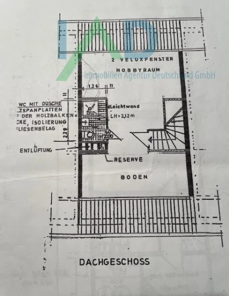 Grundriss Dachgeschoss