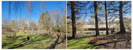  - Wohnung kaufen in Aukrug - Wohnen wo andere Urlaub machen - Eigentumswohnung auf einem Resthof mit Garten und Hauskoppel