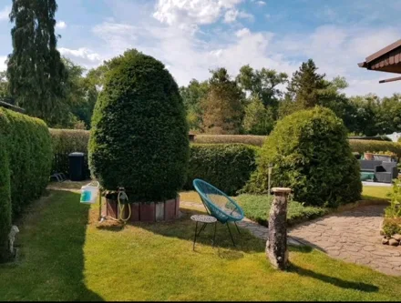  - Haus kaufen in Zahna-Elster - Idyllisches Ferienhaus mit Kamin und Terrasse