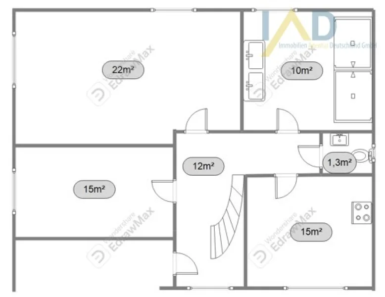 Grundriss Haus1 EG