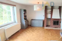 Haus 2 - Wohnzimmer mit Kamin