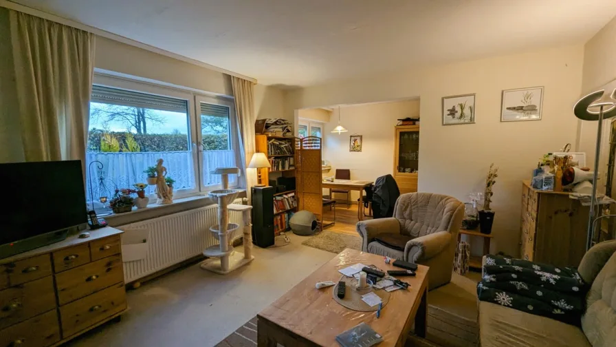 EG Wohn-und Esszimmer - Haus kaufen in Emden - Einfamilienhaus mit Garage, Dachterrasse und kleinem Garten