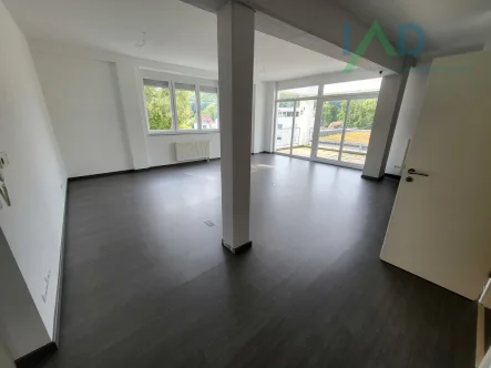 Wohnbereich - Wohnung kaufen in Blaustein / Herrlingen - Exklusive 125 m² Loftwohnung mit Tiefgaragenstellplatz in Herrlingen