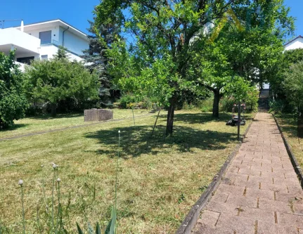 Gartenbereich - Grundstück kaufen in Wiesbaden / Wiesbaden Südost - Baugrundstück in Traumlage