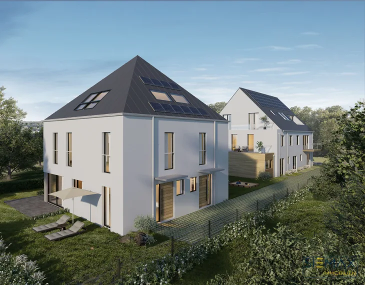 Innovativ Kologisch Nachhaltig Dhh Mit Dachterrasse Neubau Kfw Plus Haus Mit Pv Anlage