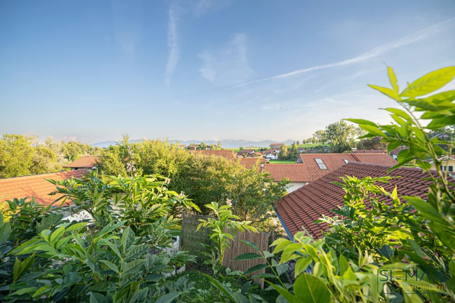 Bergpanorama vom Balkon