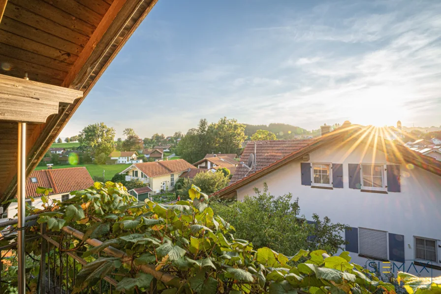 Blick OF Balkon