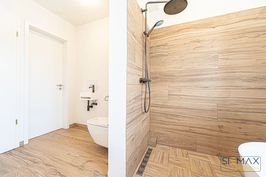 Badezimmer - Wohnung kaufen in München / Großhadern - ** 360° Sonnengenuss ** Exklusives NEUBAU Penthouse mit Traumblick **