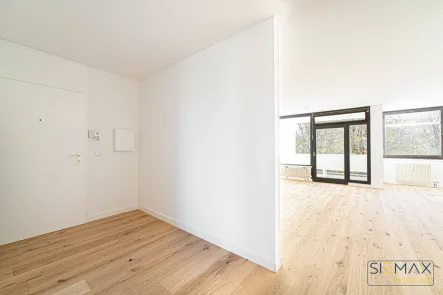 Offene Wohn Atmosphäre  - Wohnung kaufen in Pöcking - ***CLEVER UND SMART***Erstbezug nach Modernisierung 3 Zimmer Wohnung mit Balkon in Pöcking