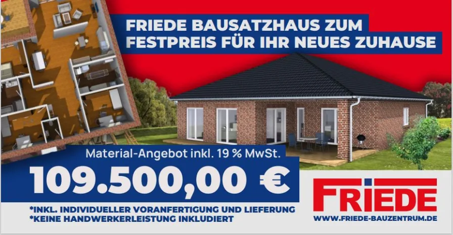 Titelbild - Haus kaufen in Lüneburg - Eigenheimträume ohne Sorgen: Hausbau mit Komplettmateriallieferung!