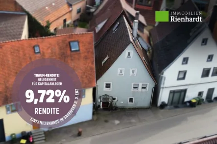 Ansicht - Haus kaufen in Vaihingen an der Enz - Top Rendite – phänomenale Gelegenheit für Einsteiger ins Immobilien-Geschäft!