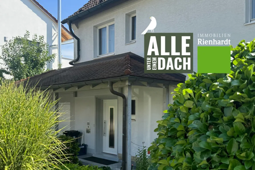 Ansicht - Haus kaufen in Marbach am Neckar - Alle unter einem Dach! Zweifamilienhaus in Marbach am Neckar