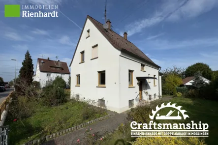 Ansicht - Haus kaufen in Möglingen - Craftsmanship - Freistehendes Einfamilienhaus in Möglingen!