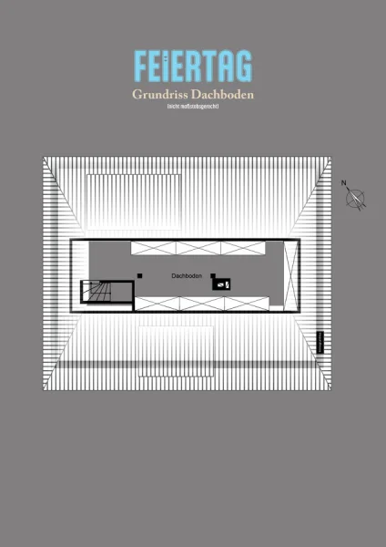 Grundriss Dachboden