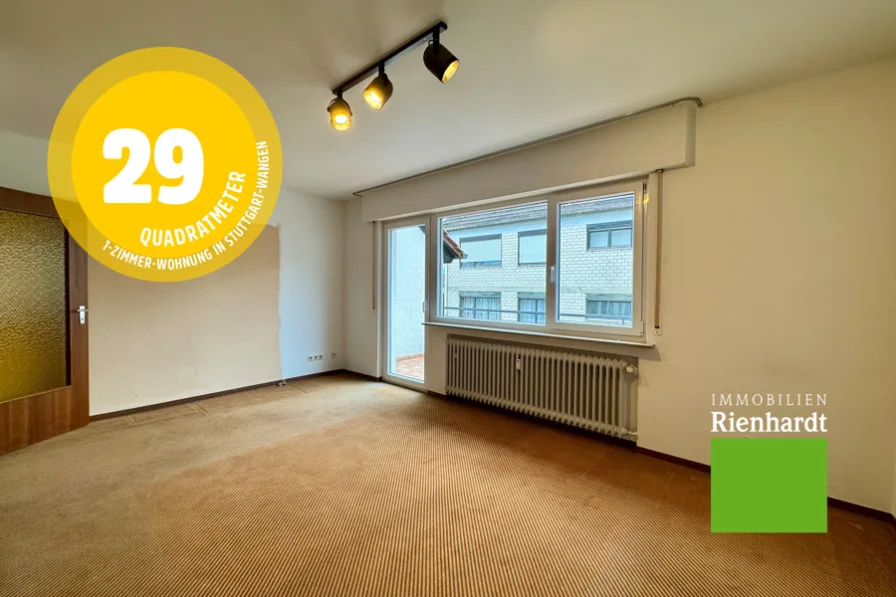 Ansicht - Wohnung kaufen in Stuttgart / Wangen - 29m² - 1-Zimmer-Wohnung in Stuttgart-Wangen