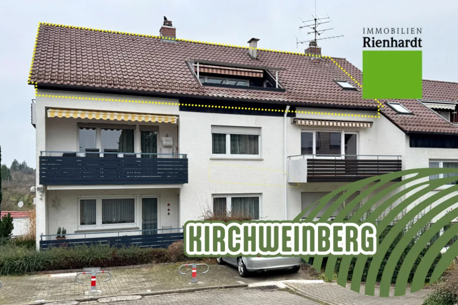 Ansicht - Wohnung kaufen in Stuttgart / Wangen - KIRCHWEINBERG - 3,5-Zimmer-Wohnung in Stuttgart-Wangen