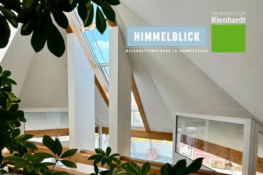 Ansicht - Wohnung kaufen in Ludwigsburg - Himmelblick! 4,5-Maisonette-Wohnung in Ludwigsburg-Mitte