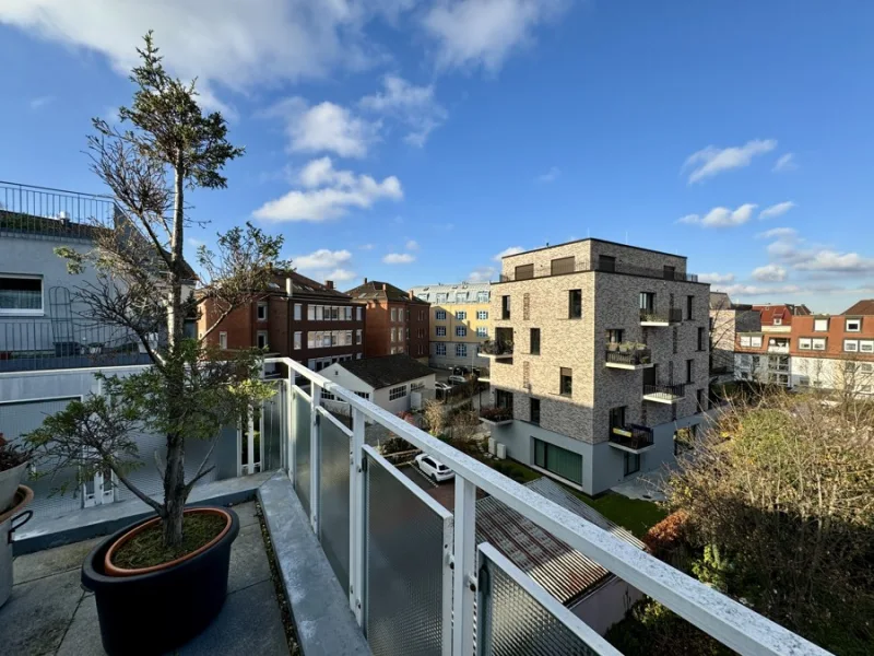 Blick von der Dachterrasse