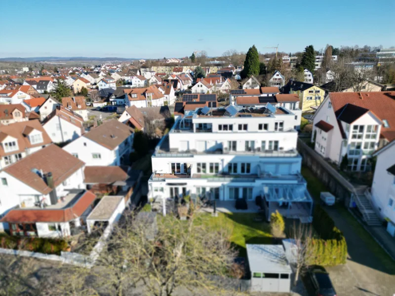 Luftbild Terrassenansicht