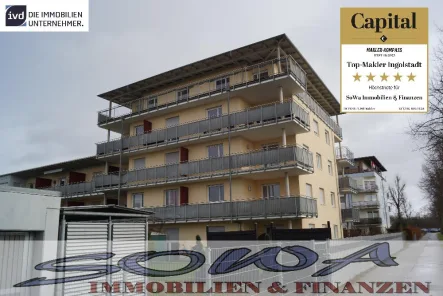  - Wohnung mieten in Ingolstadt - Schöne 2 Zimmer Wohnung mit Tiefgaragenstellplatz und Balkon in einer guten Lage in Ingolstadt - Ein neues Zuhause von SOWA Immobilien und Finanzen Ihr Experte vor Ort