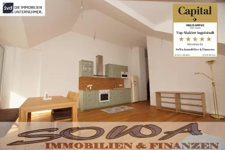  - Wohnung kaufen in Neuburg - Hochwertige 3 Zimmer Wohnung mit Balkon und 2 Stellplätzen in Neuburg - Ein Objekt von Ihrem Immobilienpartner SOWA Immobilien und Finanzen