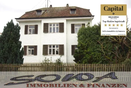  - Haus kaufen in Ingolstadt - Großzügiges Ein-/Zweifamilienhaus mit Doppelgarage in einer guten Lage Ingolstadt - Ringsee - Ein Objekt von Ihrem Immobilienpartner SOWA Immobilien und Finanzen