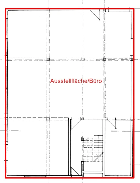 Grundriss EG Anbau Hallenerweiterung