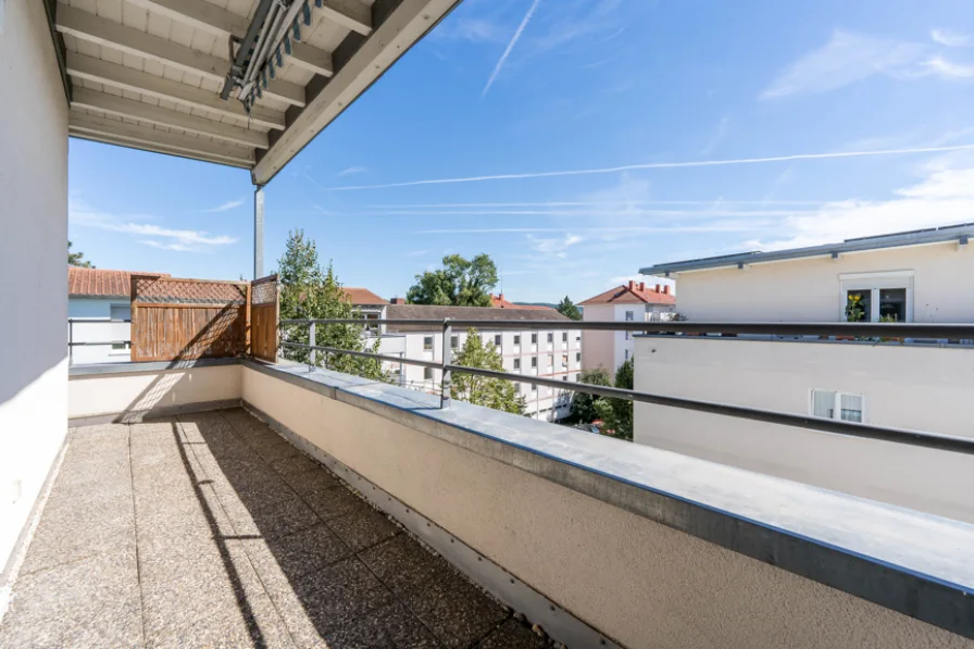 Terrasse - Wohnung kaufen in Weil am Rhein - Weil am Rhein - Penthouse - Stadtmitte - 3,5 Zimmer TOP-Lage - Tiefgarage