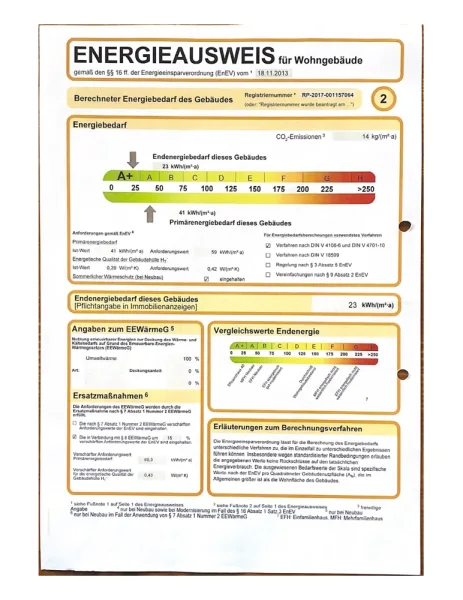 Energieausweis Seite 2