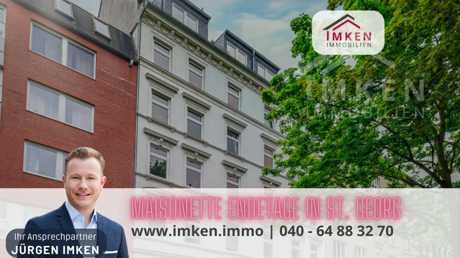 imken.immo - Wohnung kaufen in Hamburg - The Attic | 3 Zimmer Dachgeschoss - Maisonette in gefragter Lage von Hamburg - St. Georg