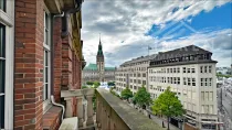 Blick auf das Rathaus